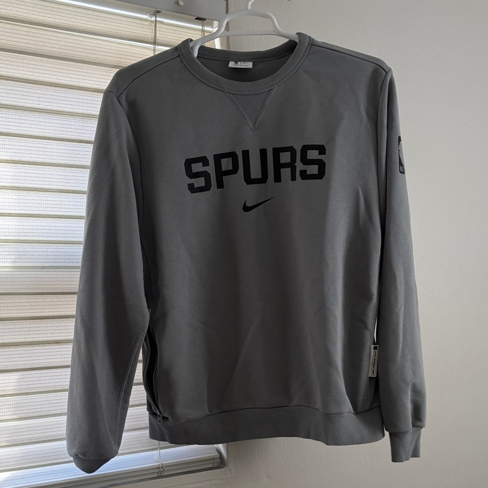 Nike Spurs Crewneck Gray Crew